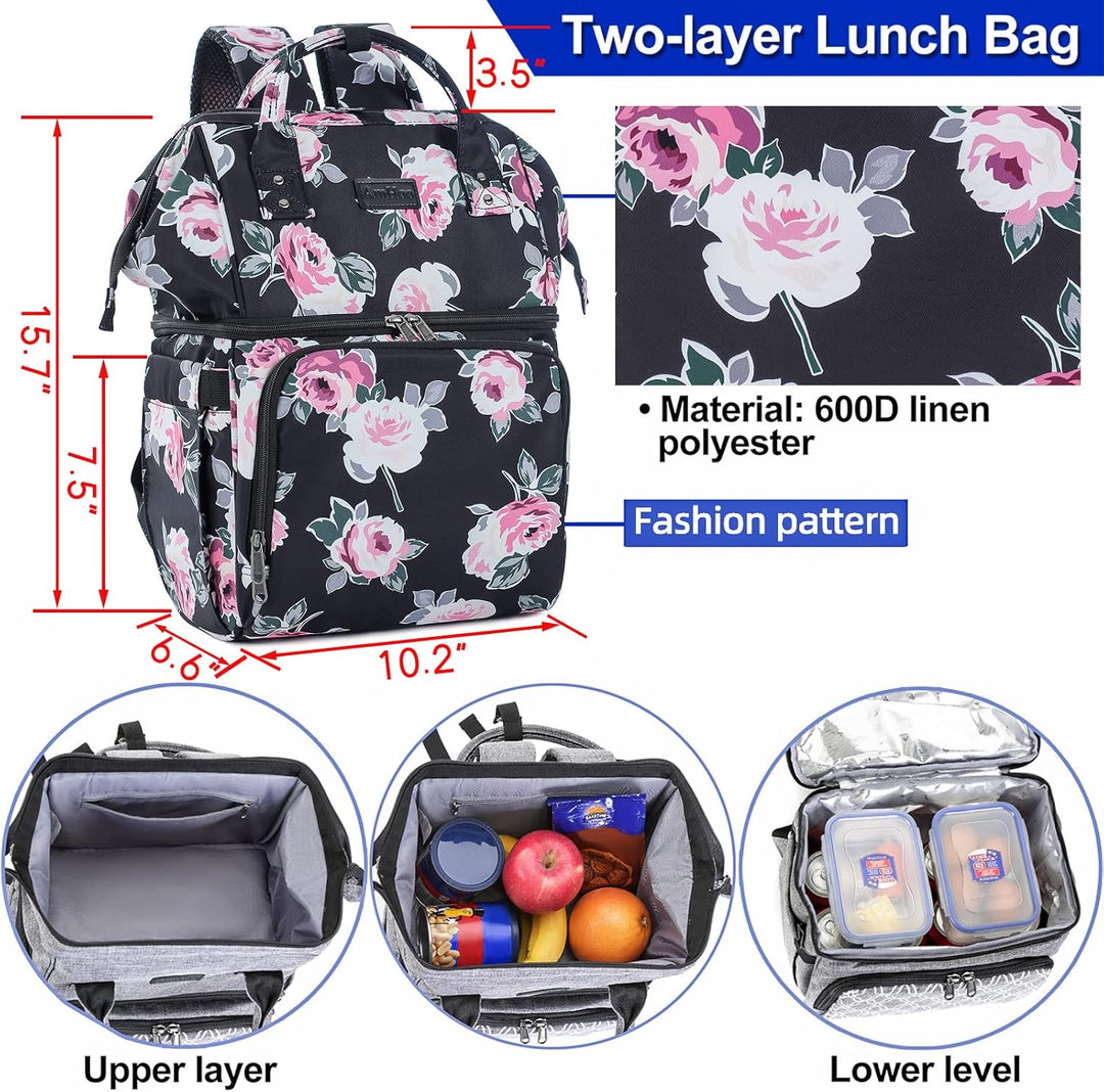 AmHoo Lunch Tasche Kühltasche Klein 15L Thermotasche Wasserdichte Lunchtasche Isoliertasche Picknick