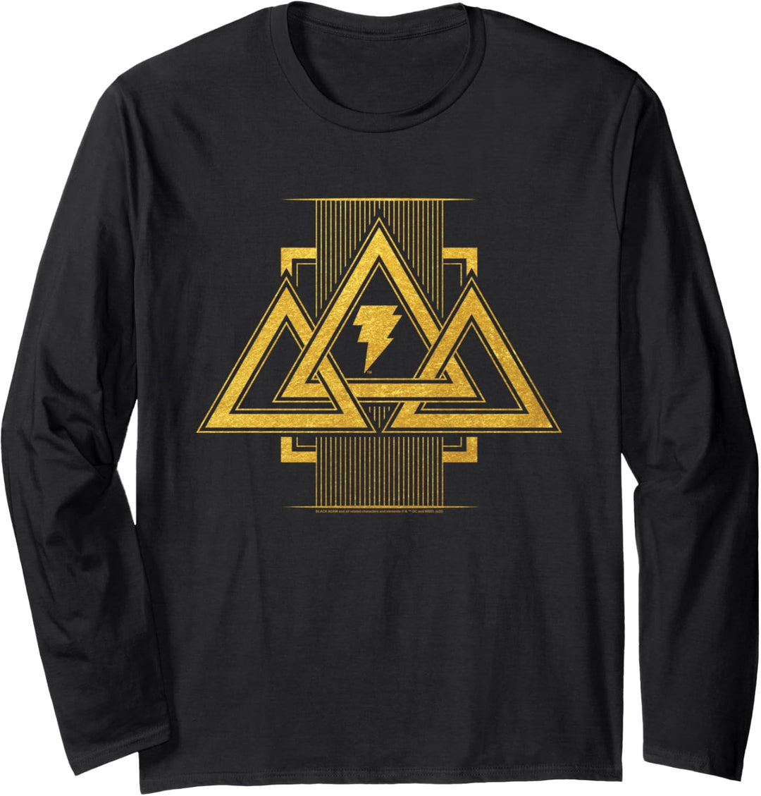 Black Adam Trifecta Of Power Langarmshirt