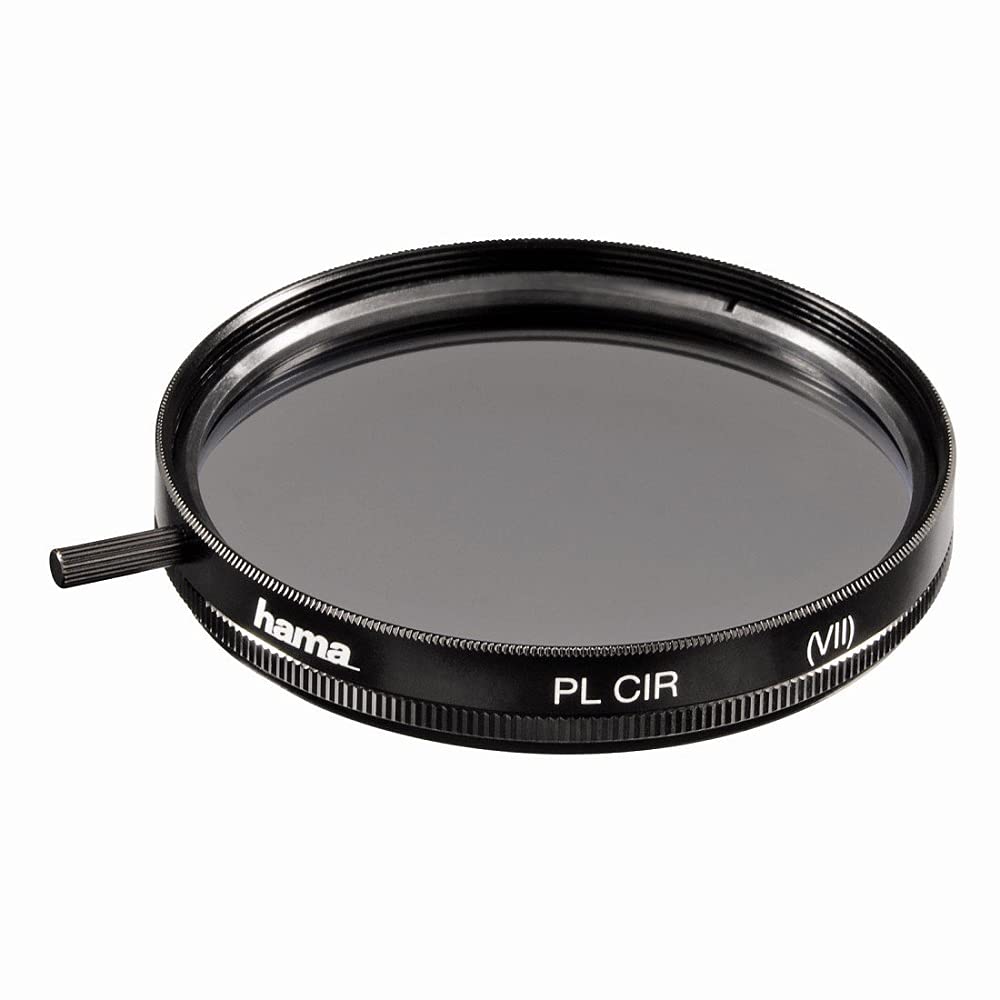 Hama Polarisationsfilter 37mm (Zirkularer Polfilter mit 4-fach Vergütung, Filter inkl. Filterbox) 37