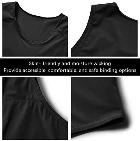Idtswch Chest Binder for Transgender FTM Binder Compression Tomboy Trans Bandage Bra Cosplay Underwe