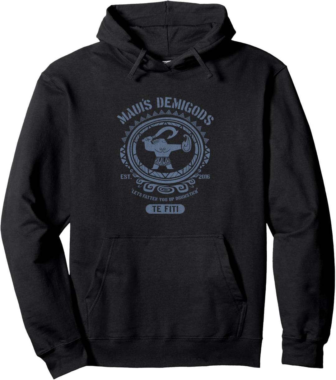 Künstlerisches Kreisporträt von Disney Moana Maui, Halbgötter, C2 Pullover Hoodie