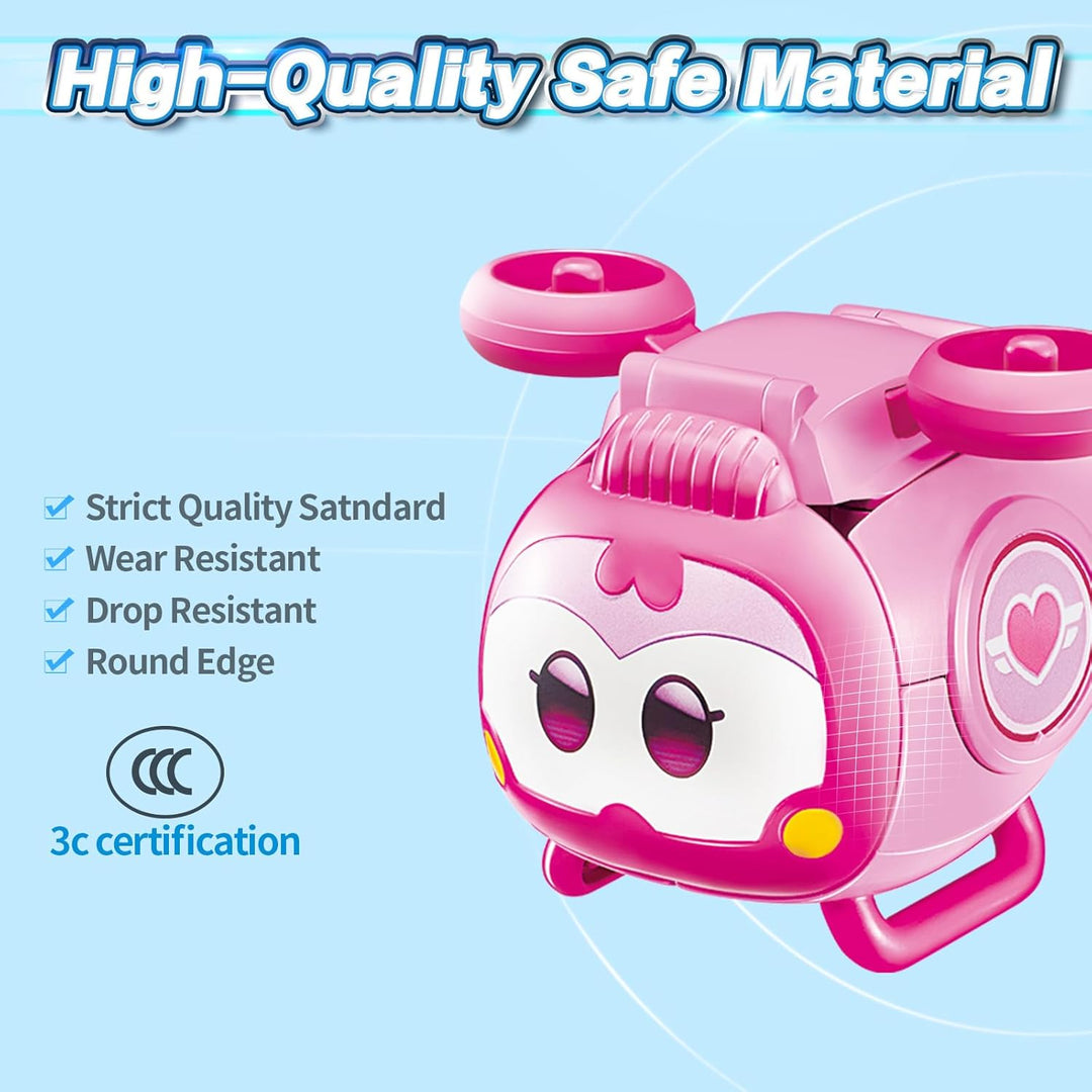 Super Wings Transformations Supercharged Dizzy Pet, ca. 6 cm grosse Spiel-Figur für Kinder, Spielzeu