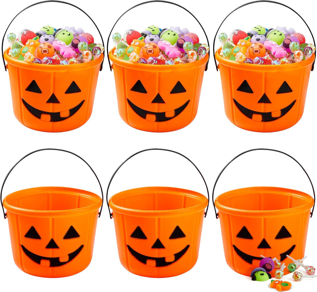JOYIN Halloween Trick or Treat Eimer kürbis Jack o Lantern Halloween Party Supplies kürbis süssigkei