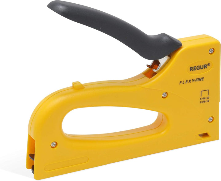 REGUR Flexy-Fine Handtacker- Idealer Tacker zum Basteln, Verzieren und Beziehen von Stoffen, Leinwän