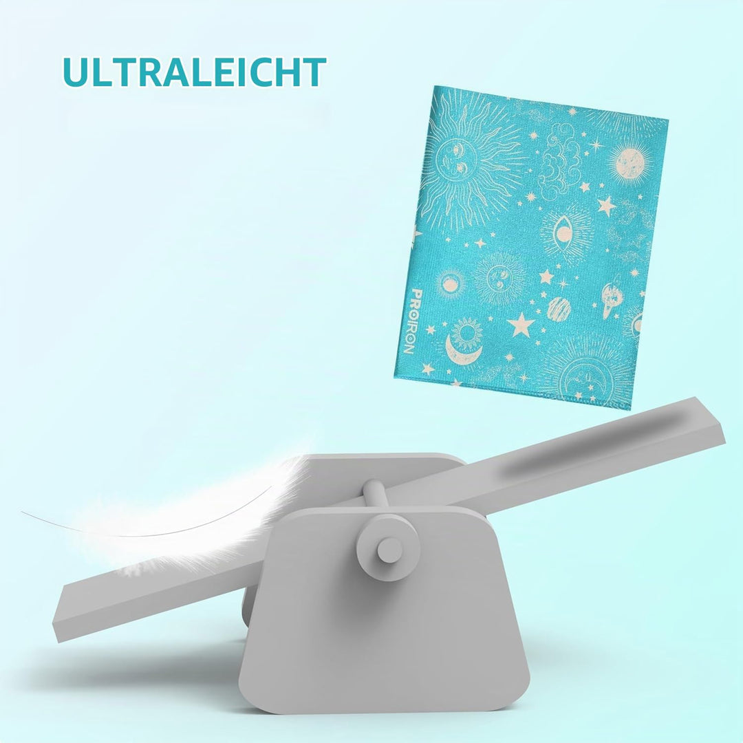 PROIRON Yogamatte Faltbar, Reise Yogamatte rutschfest &amp; leicht 173cm x 61cm x 5mm, Gymnastikmatte mi