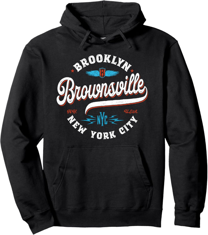 Brownsville Brooklyn New York - Retro-Nyc-Vintage-Grafik Pullover Hoodie
