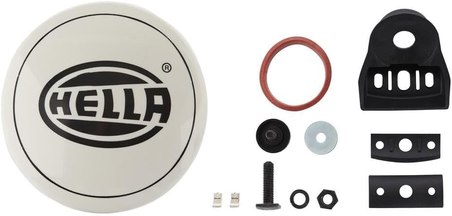 HELLA - Halogen-Fernscheinwerfer - Rallye 1000 - E1 999/ECE-R8 - 12/24V - 1F5 008 273-001 mit Schutz