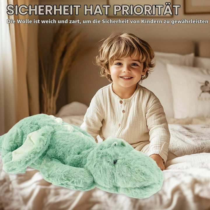 70-150 cm Kuscheltier Drache, Plüschtier Schlafkissen Grosse Weiche Lange, Riesige Plüschtier Flausc