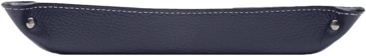 FrasiBags Taschenleerer aus echtem Leder, hergestellt in Italien, Ablagetablett für den Eingang, lee