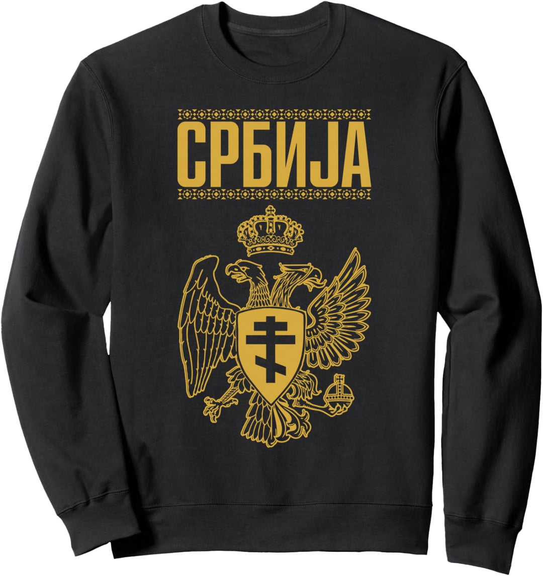 Serbien Serbischer Serb Srbija Adler Sweatshirt