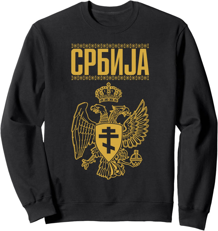 Serbien Serbischer Serb Srbija Adler Sweatshirt