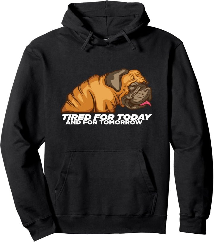 Sleepy Mastiff Geschenk Englisch Mastiff Pullover Hoodie