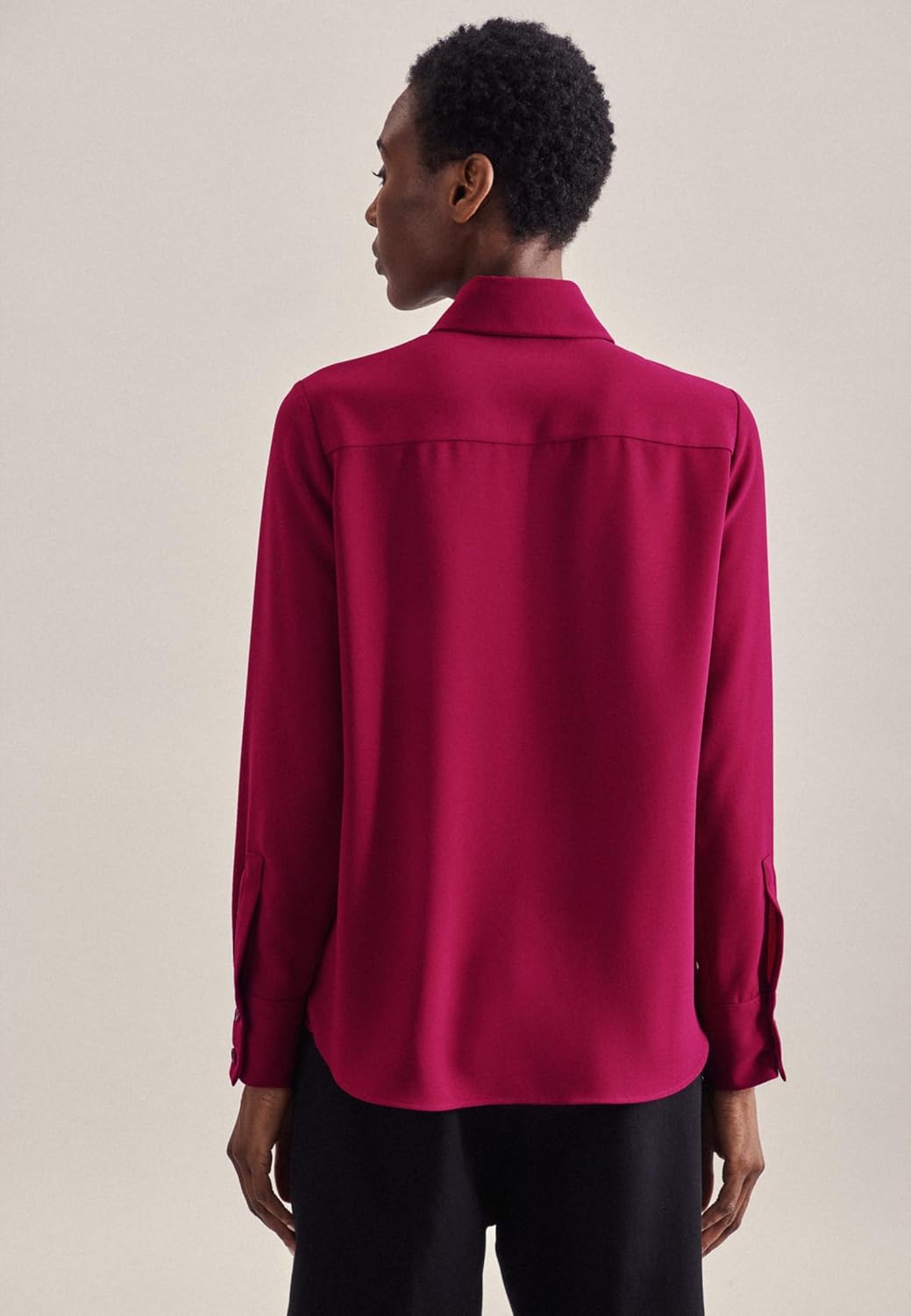 Seidensticker Damen Bluse - Fashion Bluse - Regular Fit - tailliert - Hemd Blusen Kragen - Bügelleic