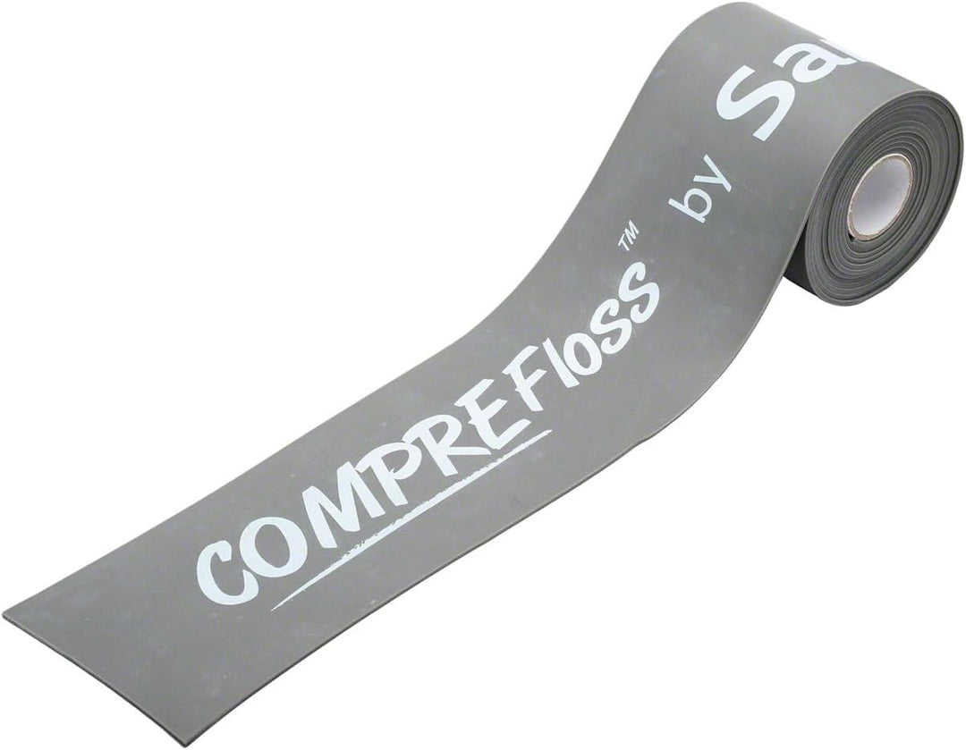 Flossband Level 4, 3.5m x 7.5 cm, extra stark, grau