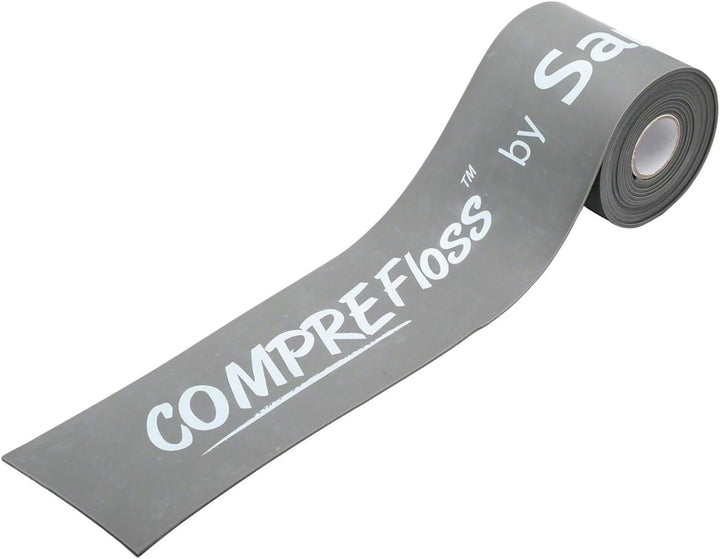 Flossband Level 4, 3.5m x 7.5 cm, extra stark, grau