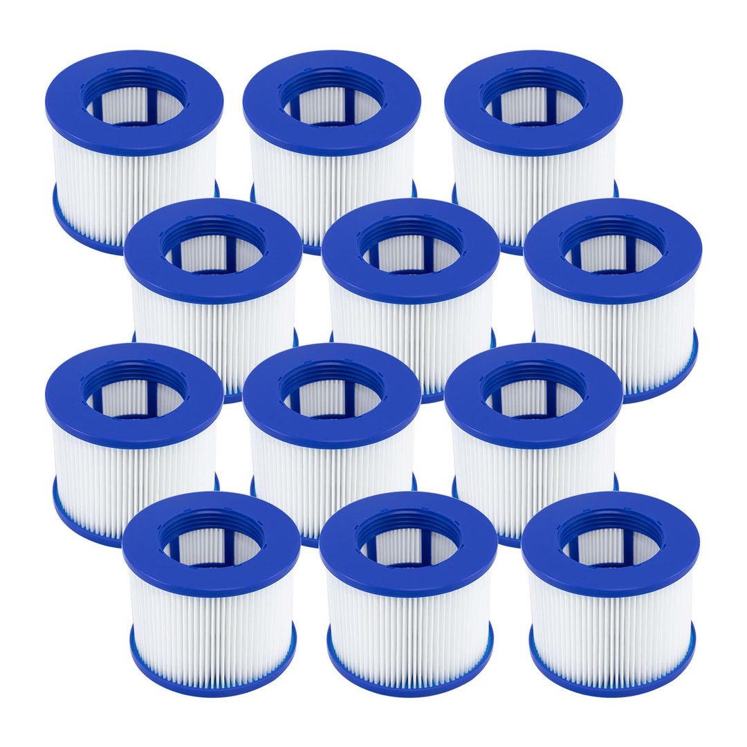 Hrozny Filterkartusche für Whirlpool, Clever Spa Filter 75 x 100 mm Whirlpool Filter Zubehör. (12Stü