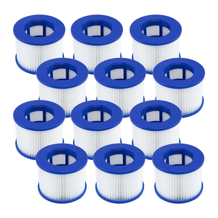 Hrozny Filterkartusche für Whirlpool, Clever Spa Filter 75 x 100 mm Whirlpool Filter Zubehör. (12Stü