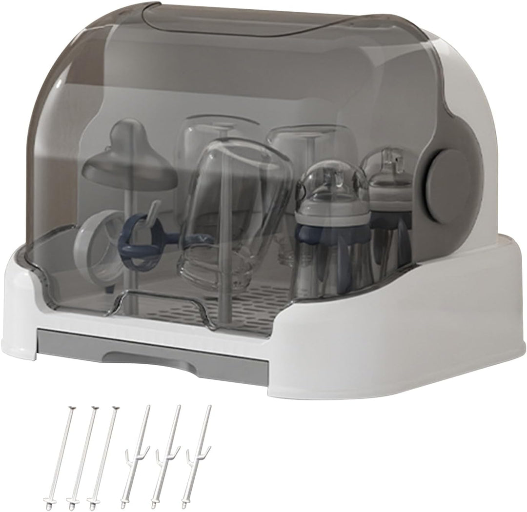 Generisch Babyflaschen Aufbewahrungsorganizer, Aufbewahrungsbox Mit Deckel Für Flaschen, Platzsparen