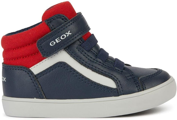 Geox Jungen B Gisli Boy D Sneaker 21 EU Navy Red, 21 EU Navy Red