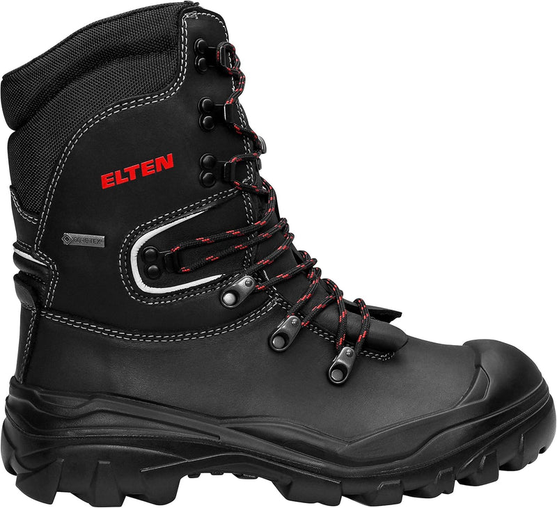 ELTEN Sicherheitsschuhe ARBORIST GTX S3, Herren, Forststiefel, leicht, schwarz, Stahlkappe - Grösse