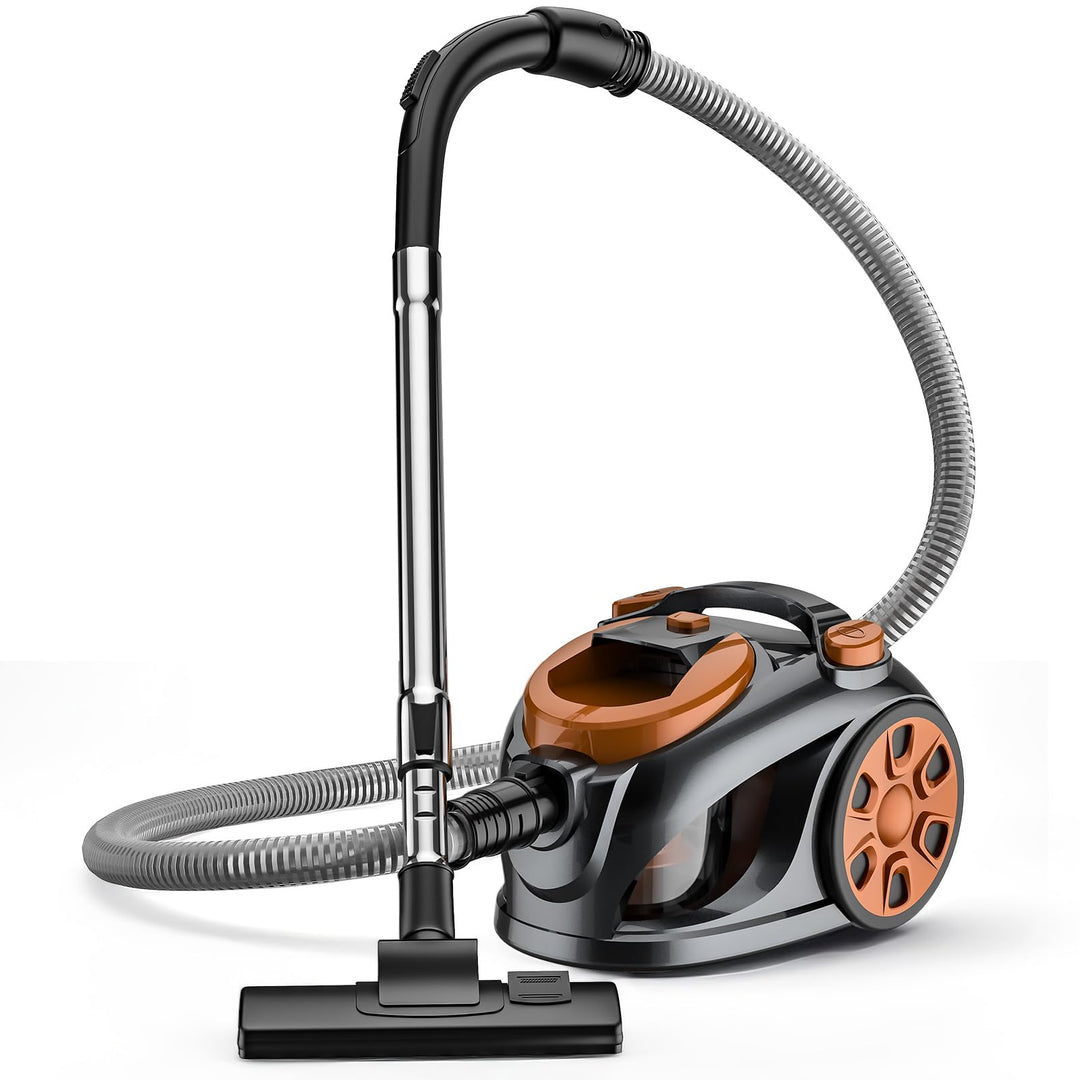 Staubsauger Ohne Beutel 3300W, Bodenstaubsauger Mit Zyklon-Technologie, 3L Staubbehälter, Waschbarer