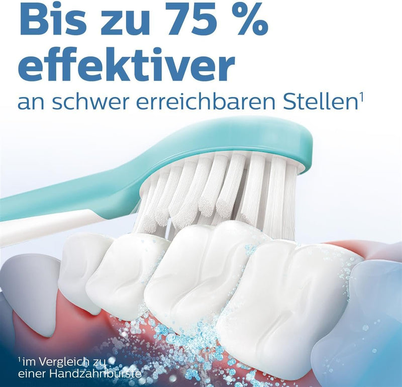 Philips Original Compact Bürstenköpfe für die Sonicare for Kids Schallzahnbürste (für Kinder ab 3 Ja