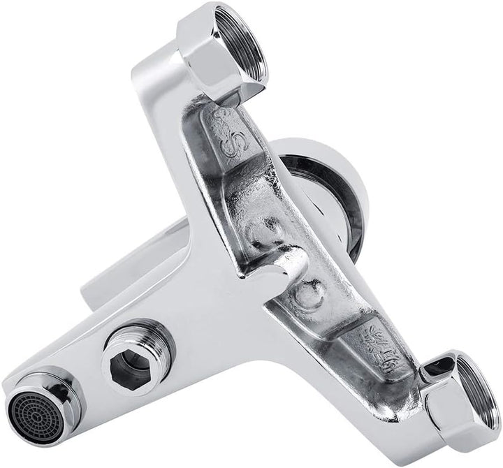 Oumefar Safe Shower Faucet Mixer Einfach zu installierende Wand-Duschmischung Wasserhahn Badewanne W