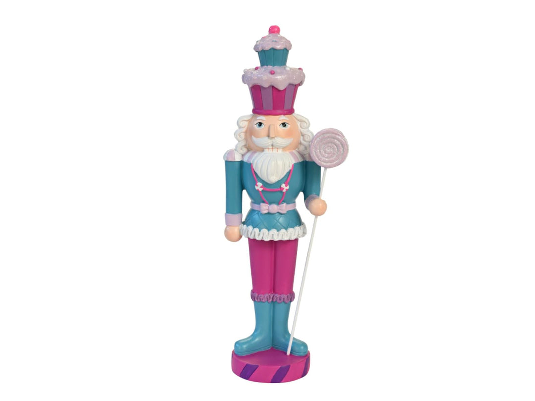 Giftcompany Noce Nussknacker Petrol/pink 33,5cm