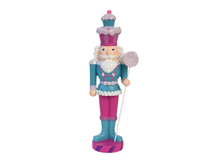 Giftcompany Noce Nussknacker Petrol/pink 33,5cm