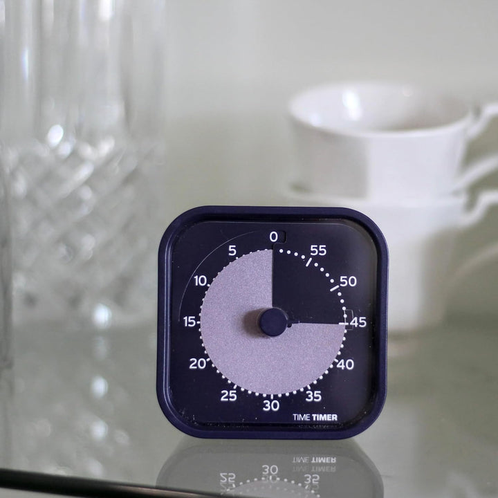 TIME TIMER MOD Home – Metallic Series – Individuelle Grösse, 60 Minuten visueller Countdown-Timer fü