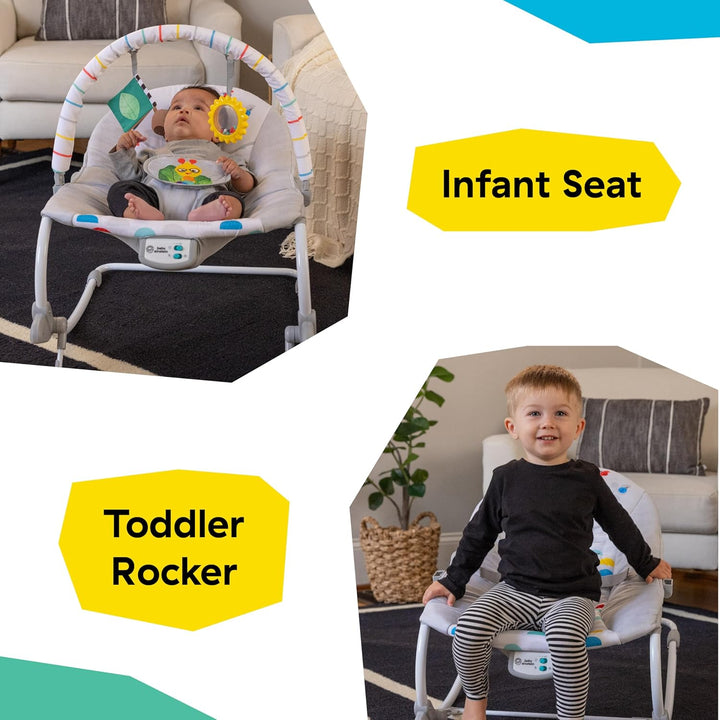 Baby Einstein Deans Discovery Spot Musikwippe fr Kleinkinder bis Krabbelkinder, mit Vibrationen, ab