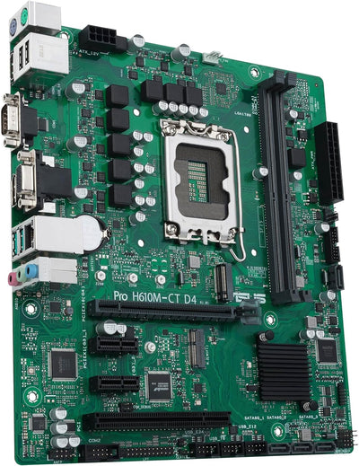 ASUS Pro H610M-C D4-CSM Business Mainboard Sockel Intel LGA 1700 (mATX, PCIe 4.0, ASUS COM Debug Hea