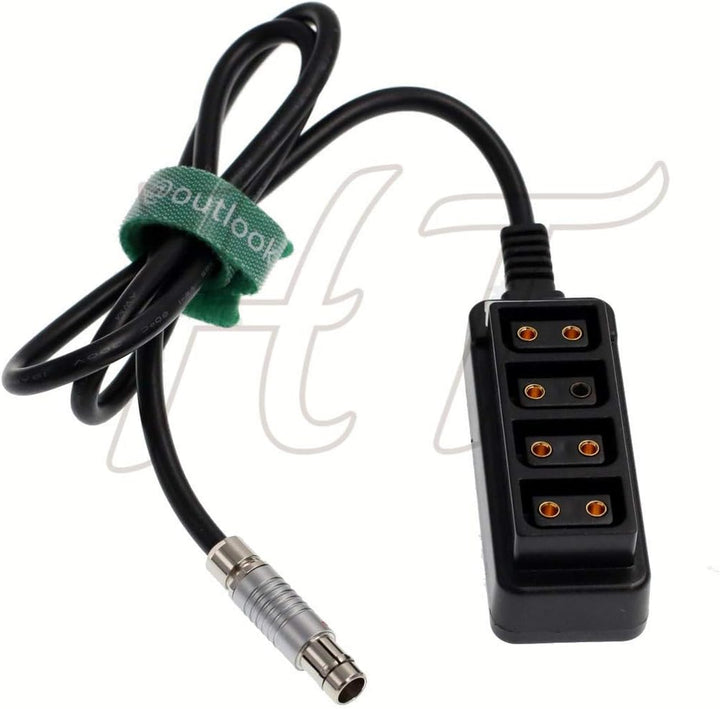 HT Alexa RS 3-polig auf 4 Port D-Tap Power Splitter Buchse P-Tap Adapterkabel
