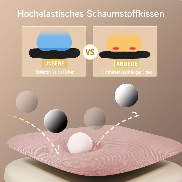 naspaluro Bürostuhl mit Hochklappbare Armlehnen, Schreibtischstuhl Ergonomisch, Drehstuhl mit Netzbe