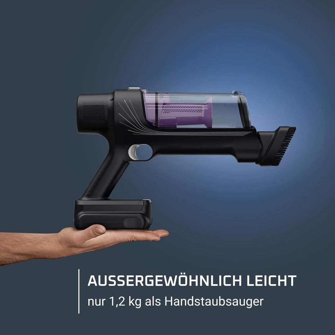 Rowenta X-PERT 7.60, Akkustaubsauger, 140 W Saugleistung, langlebiger Akku, Hochleistungs-LED-Bodend