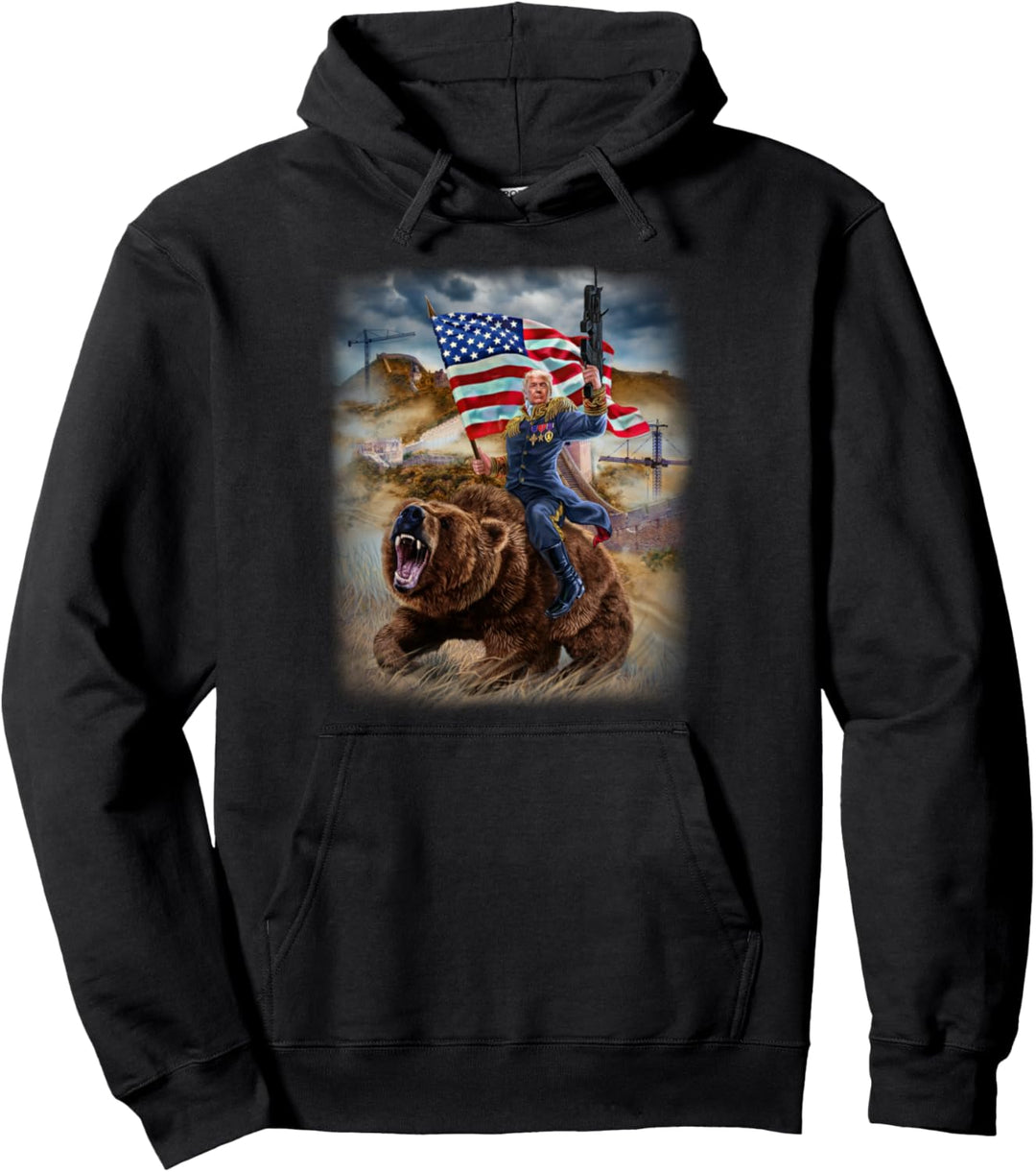 Präsident Donald Trump baut eine epische Mauer Pullover Hoodie