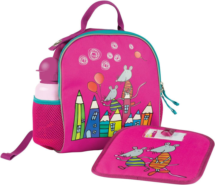 Eberhard Faber 577602 - Mini Kids Kindergartenrucksack in brombeer, Volumen ca. 7,5 Liter, Grösse ca