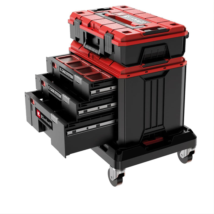 Original Einhell E-Case Schubladenkoffer (Einhell E-Case System, 41,5 x 25 x 28 cm, max. 60 kg Nutzl