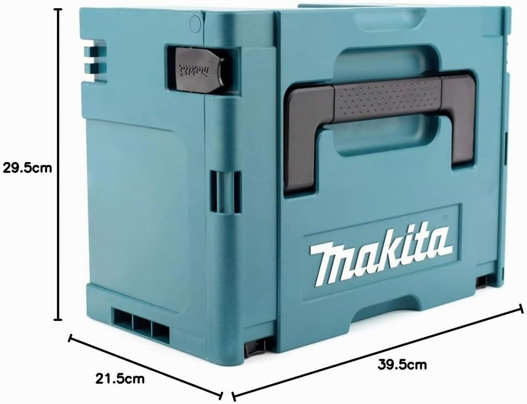 Makita MAKPAC Systemkoffer Gr, 3 im 3er-Set Gross Türkis, Gross Türkis