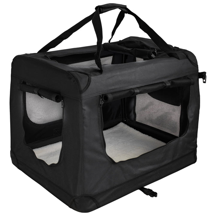 Faltbare Hundebox Transporttasche Transportbox Auto für Katze Hunde Grosse Kleine Box Bag Bed Decke
