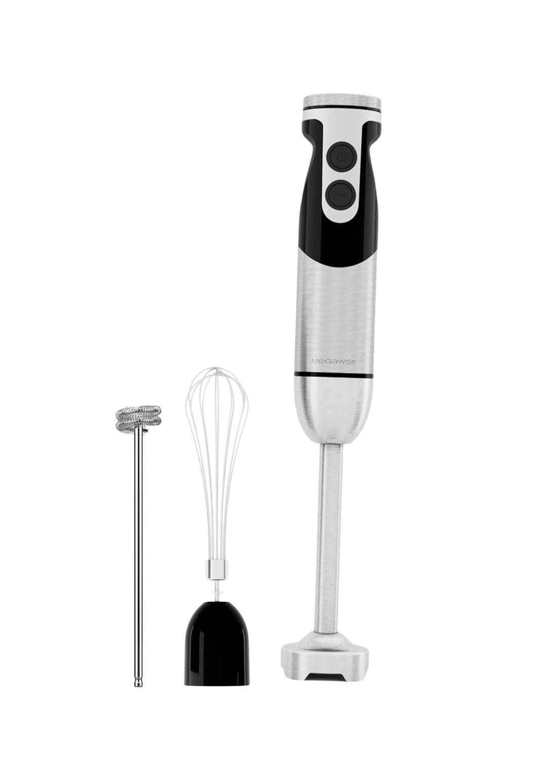 MegaWise 3-in-1 Tauch-Stabmixer, leistungsstarker MOTOR 12-Gang Stabmixer mit robusten titanbeschich