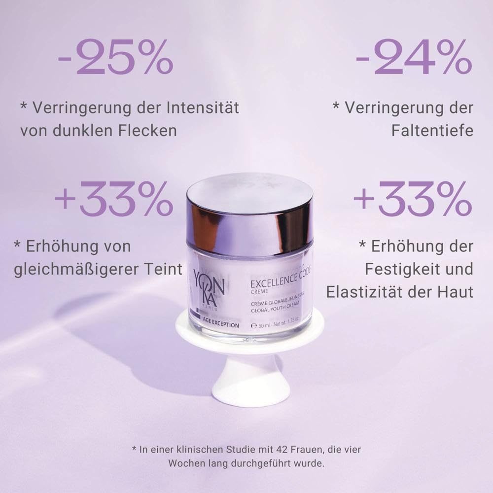 Yon-Ka Age Excellence Code Creme 50ml | Anti-Aging Tagescreme für reife Haut, Botanische Mischung au
