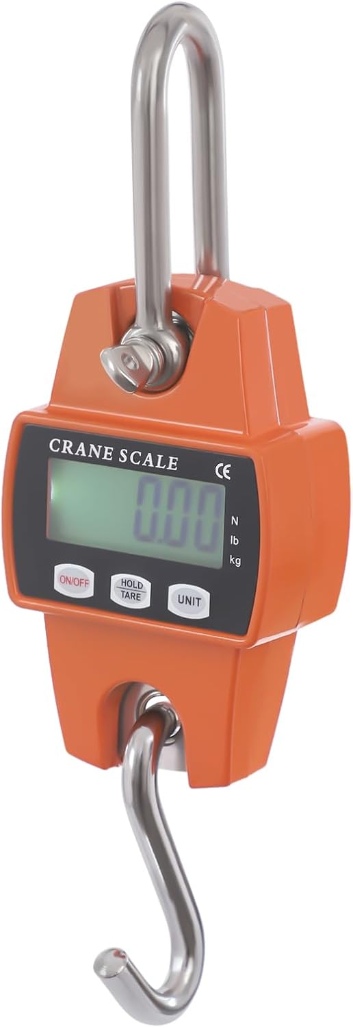 Kranwaage 300 kg/0.1kg Industriewaage Digital Hängewaage Crane Massstab LCD-Display Industrielle Hän