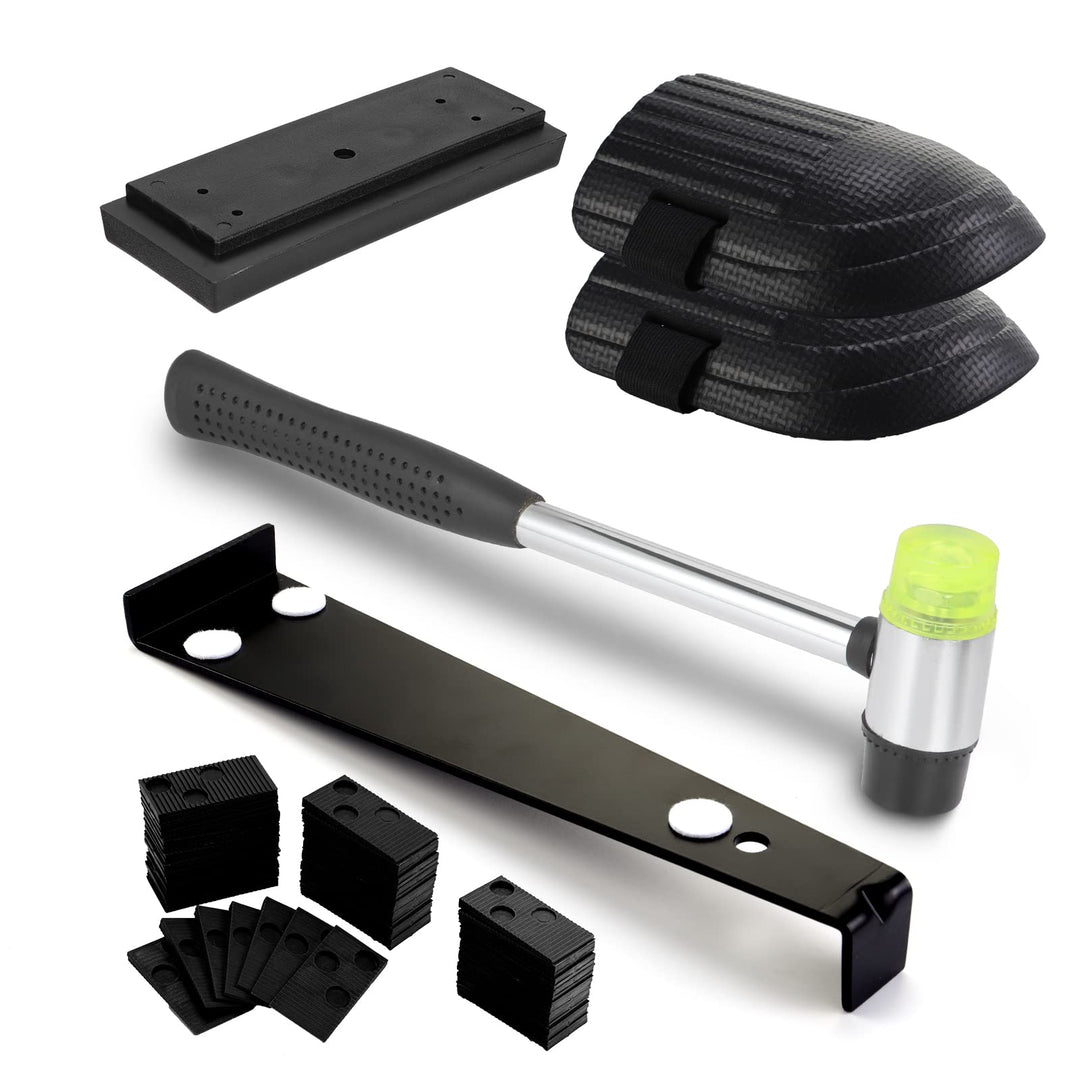 45 Stk Vinyl Verlegeset inkl,Laminat Holzfussboden Installations Set,Holzboden Verlegung Kit mit 40