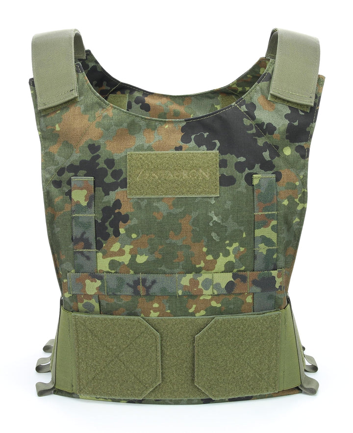 Zentauron Plattenträger Vulcan Minimal Low Profil Plate Carrier Hülle Militär Polizei Security Schut