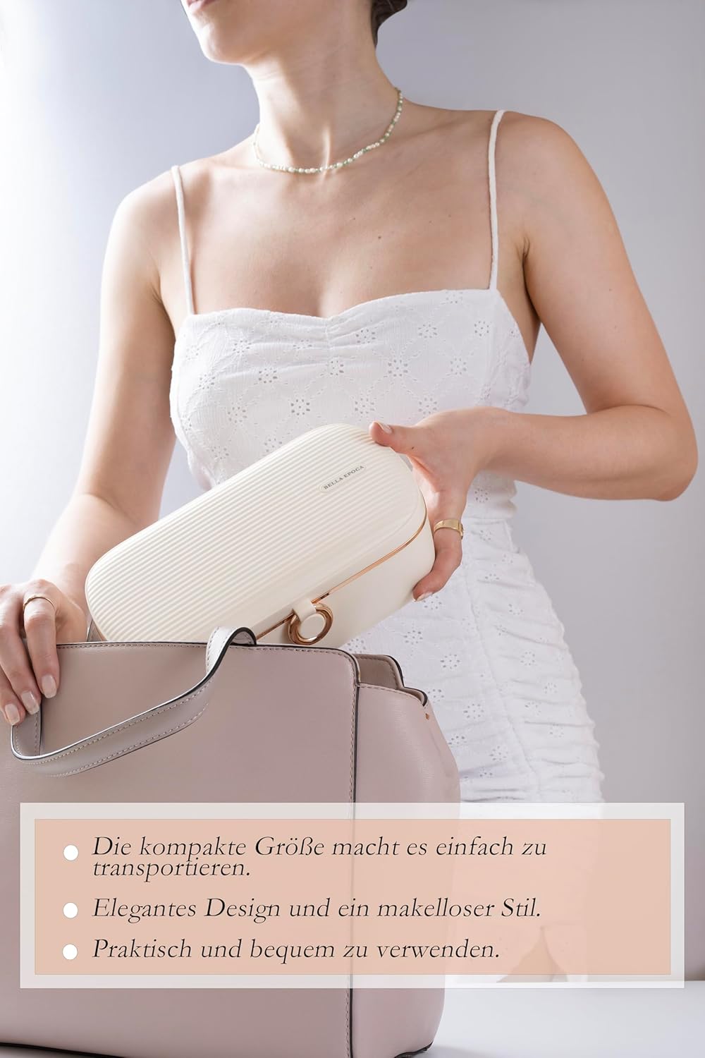 Bella Epoca: Tragbare Elektrische Wärmebox - Elegante Wärmende Lunchbox. Elektrische Lunchbox mit 2