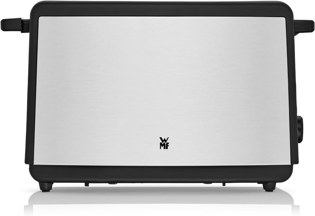 WMF Bueno Edition Toaster Edelstahl, Doppelschlitz Toaster mit Brötchenaufsatz, 2 Scheiben, 7 Bräunu