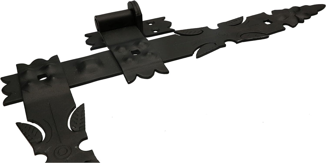 KOTARBAU® Winkelband Geschmiedet 600x460 mm Satz 2x Scharnier + Kloben und Mittelband Komplet Satz f