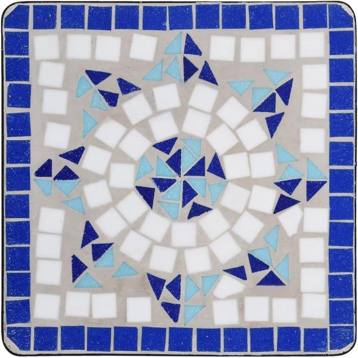 puraday Mosaik-Beistelltisch Balkontisch Beistelltisch Outdoor Pflanztisch Gartentisch Klein Blument