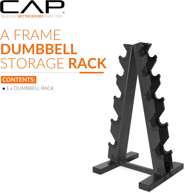 Cap Langhantelablage, A-Rahmen, Schwarz A-Frame Hantelablage Color Series, A-Frame Hantelablage Colo